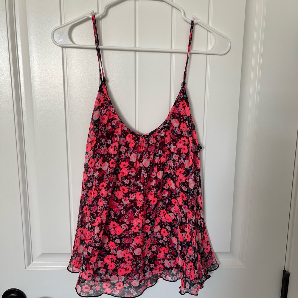 Express floral tank top
